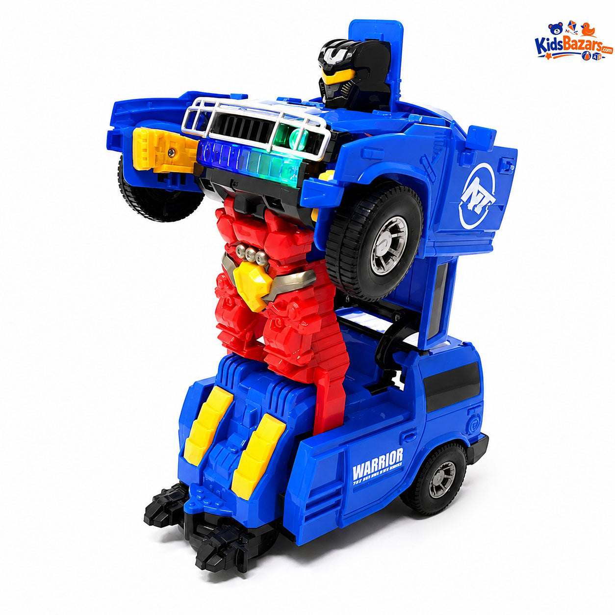 Warrior The Racing Pro SBWE toy by Aojia Toys transforms automatically between a SUV and a robot