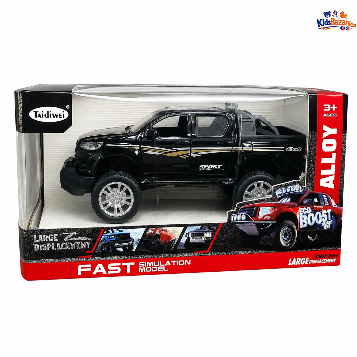 Die-cast Toyota Hilux Revo model car.