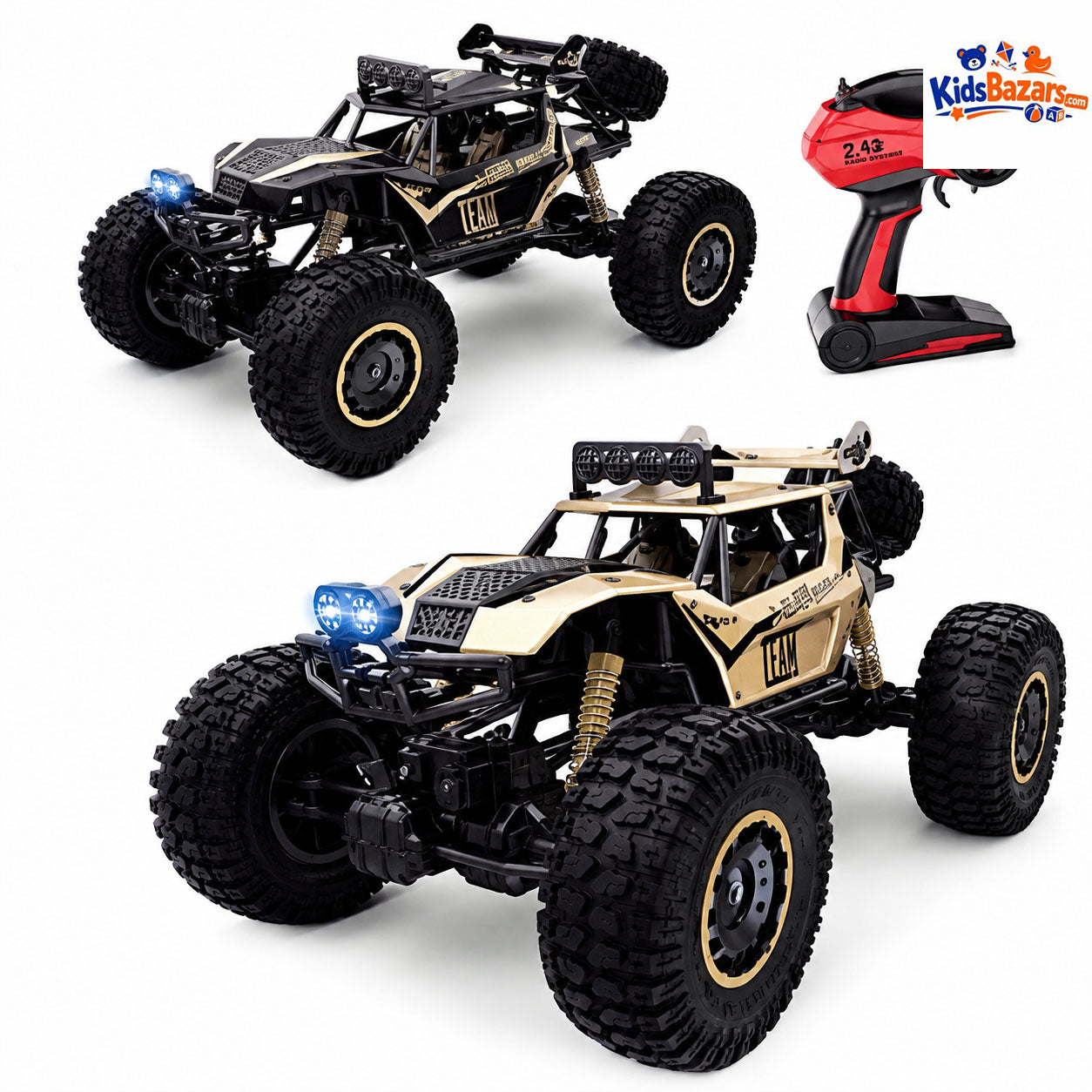 All-Terrain RC Rock Crawler 4x4 – Remote Control Off-Road Adventure Car