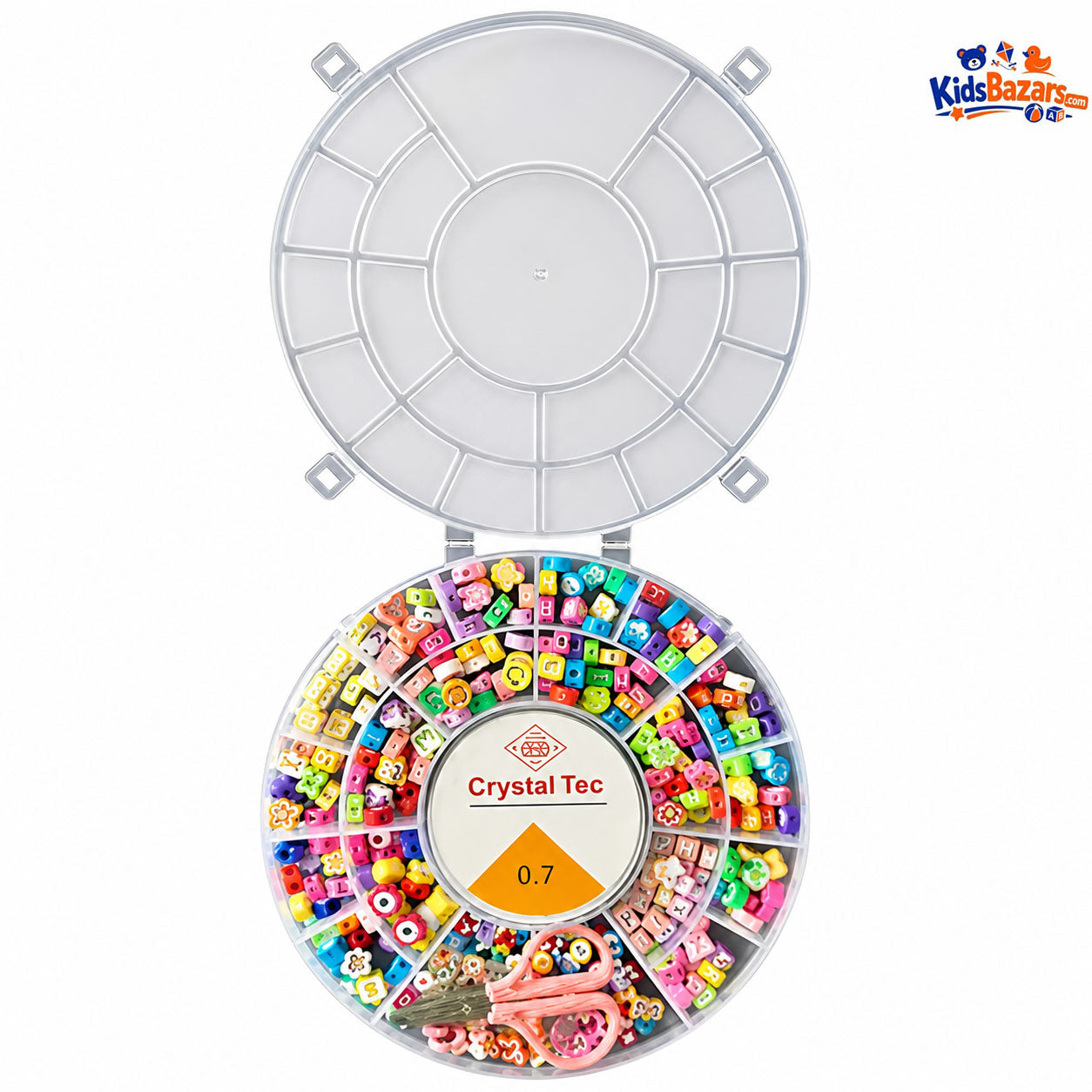 Caja Redonda Para Armar Pulseras De Fimo | DIY Jewelry Making Kit for Kids & Girls