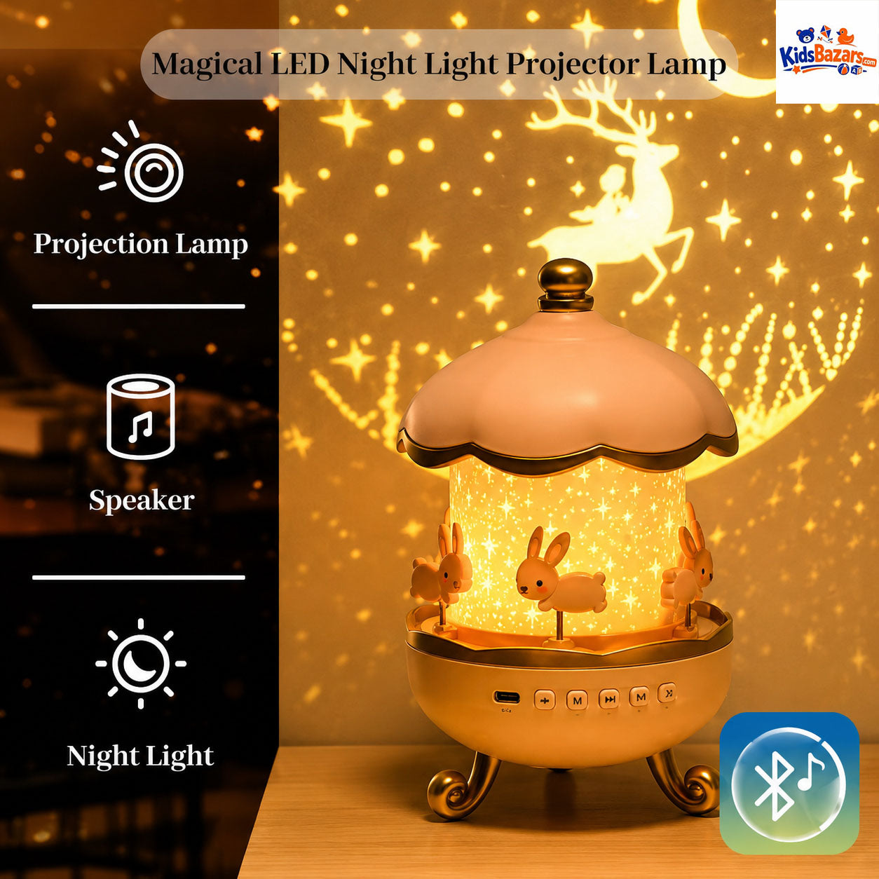Bunny’s Carousel - Night Projector