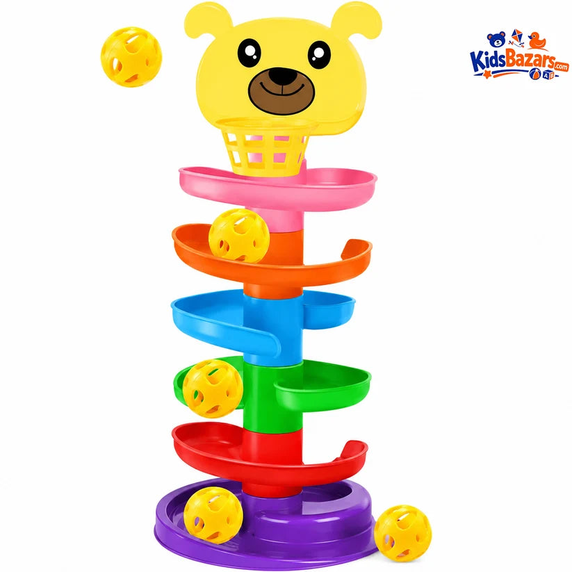 Baby Roll Ball Stacking Tower – Fun & Learning Toy for Toddlers