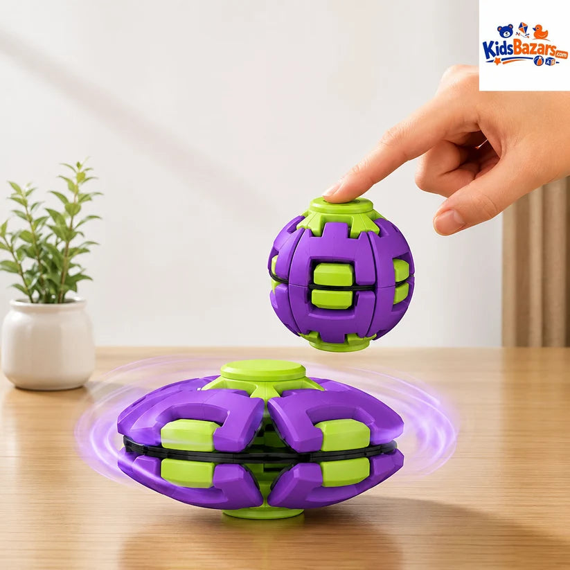 Fidget Magic Ball Spinner Cube Toy, 3D Fidget Spinner Ball Toy