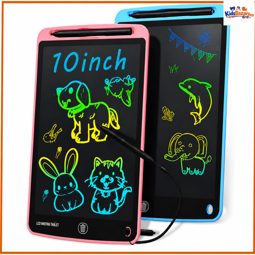 LCD Multicolor Screen Writing Tablet Erasable Writing Board