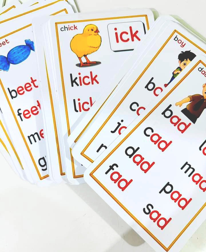 1000 Phonics Flash Cards – Fun Learning Cards for Children