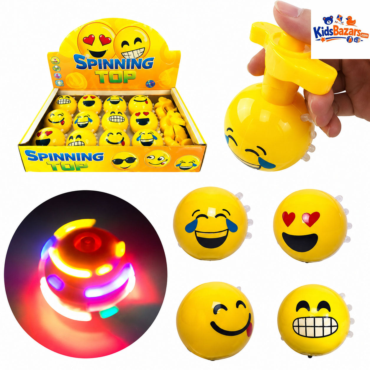 Flash Top UFO LED Light-Up and music Spinning Top Toy for Kids | Colorful Flashing Gyro Spinner