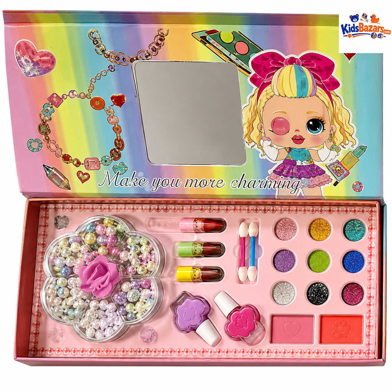 Make Up Series Diy 2in1 Beads | Make Up Toy For Kids