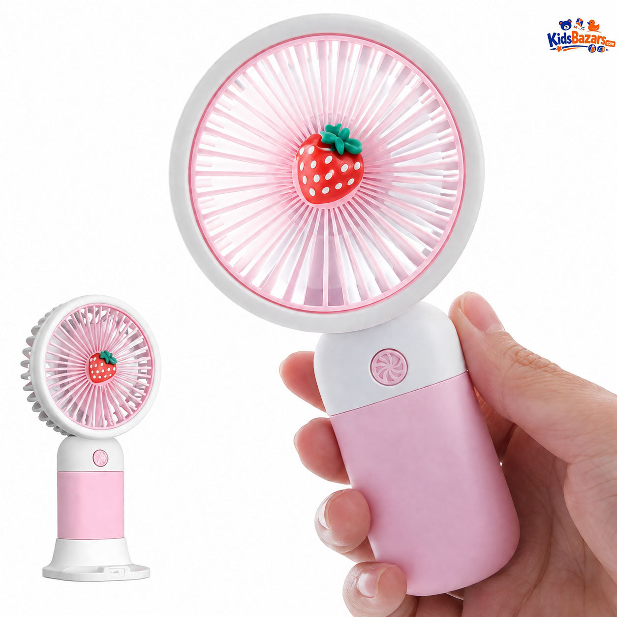 3 Speed Rechargeable Mini Fruit Fan