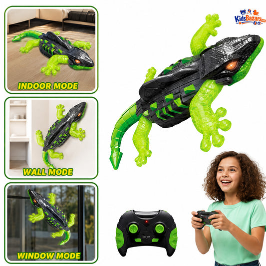 RC Wall Climbing Lizard Toy for Kids – Rechargeable Gecko Toy with Remote Control