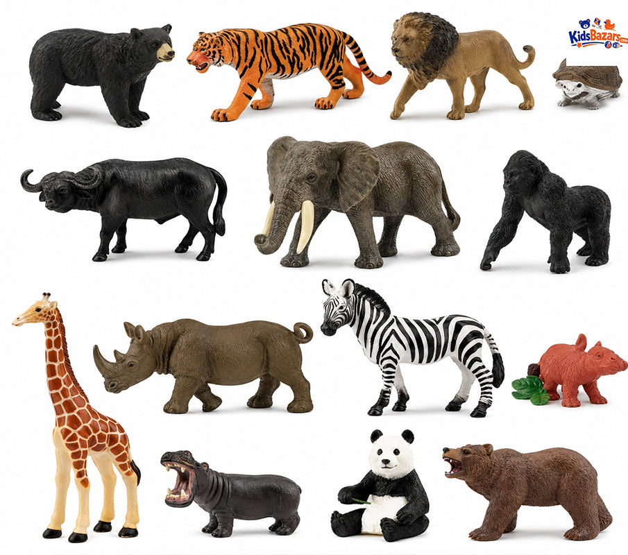 kidsbazars.com Realistic Animal Figures Set Toy for Kids – Fun & Educational Play Set