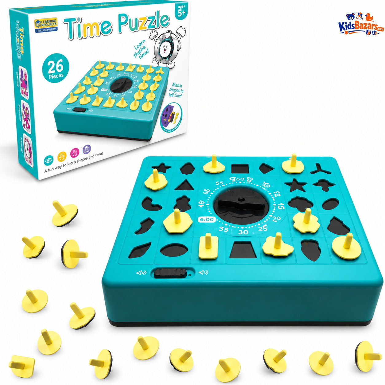 Time Puzzle, a fast-paced shape-matching board game.