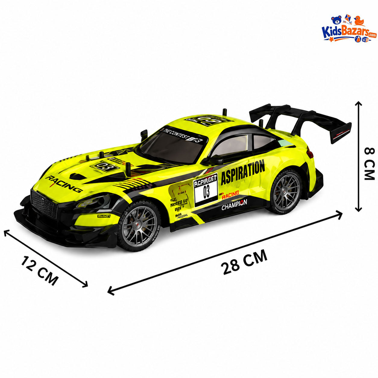 RC Drift Car 4x4 High Speed with Rubber Tires – Powerful Racing Machine