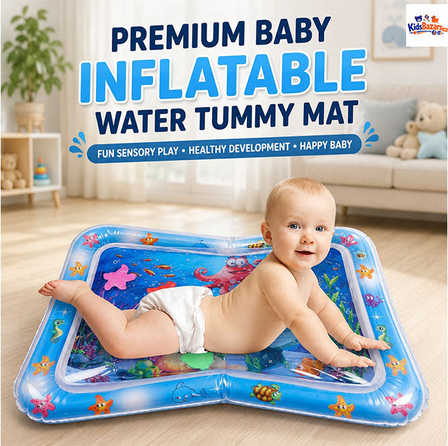 Premium Baby Inflatable Water Tummy Time Mat for Infants