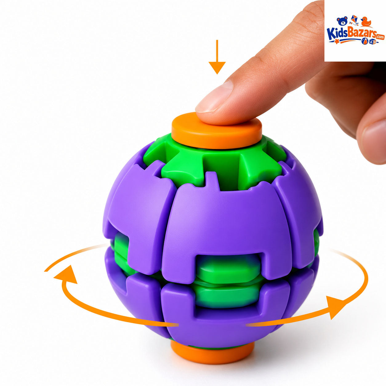 Fidget Magic Ball Spinner Cube Toy, 3D Fidget Spinner Ball Toy