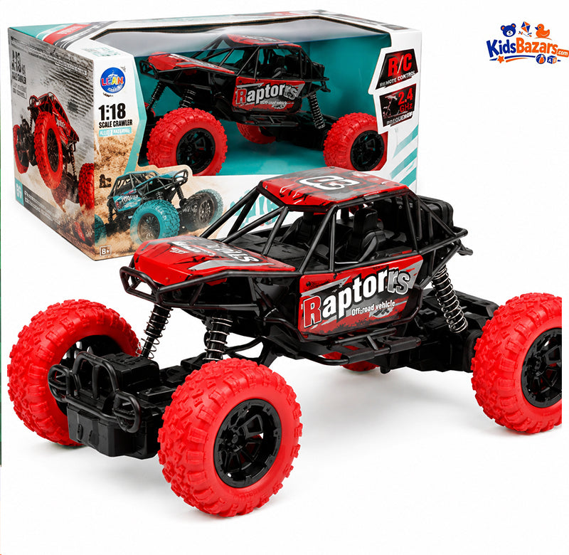 Remote-controlled car Monster Truck off-road car, red, scale 1:18