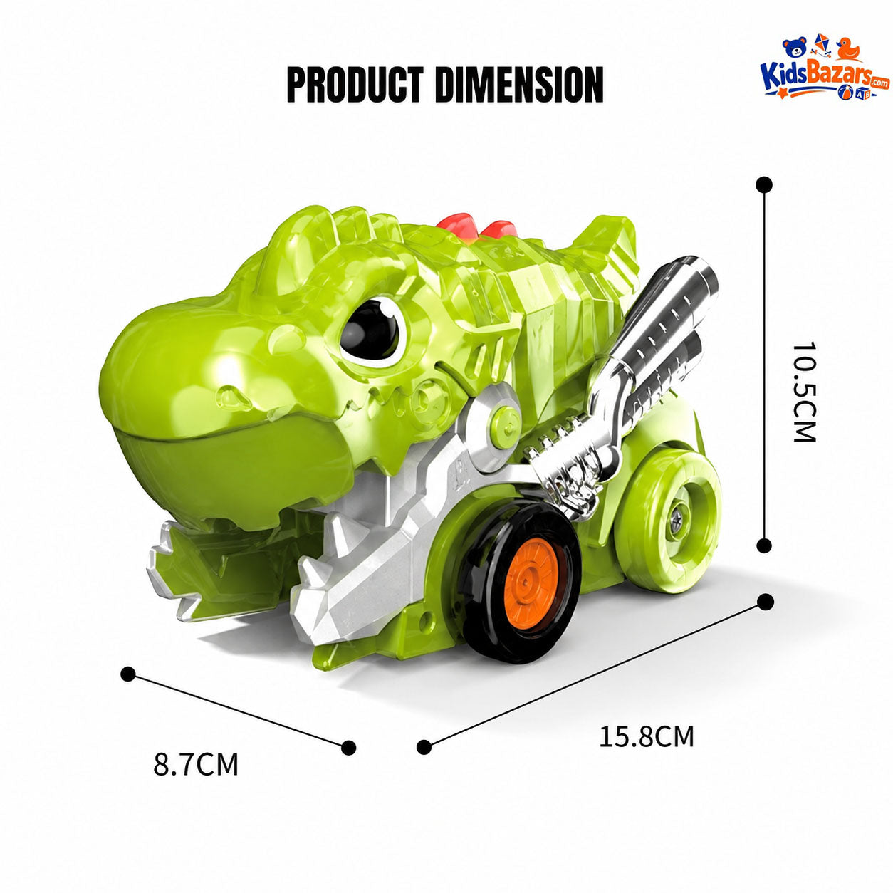 Dino Truck Toy with Cars – Creative Play Transport Vehicle for Kids