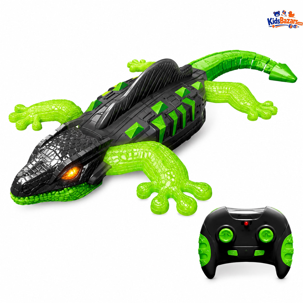 kidsbazars.com RC Wall Climbing Lizard Toy for Kids – Rechargeable Gecko Toy with Remote Control