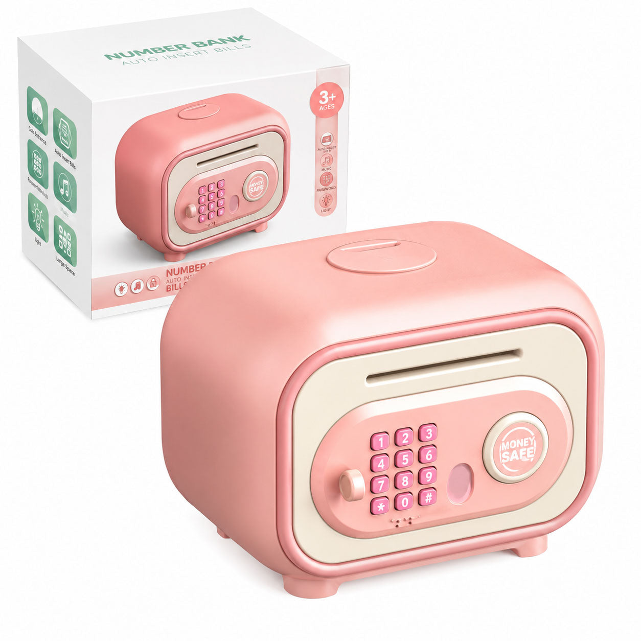 Kids Money Saving ATM Machine – Electronic Piggy Bank (Minor Fault – Sale Offer)
