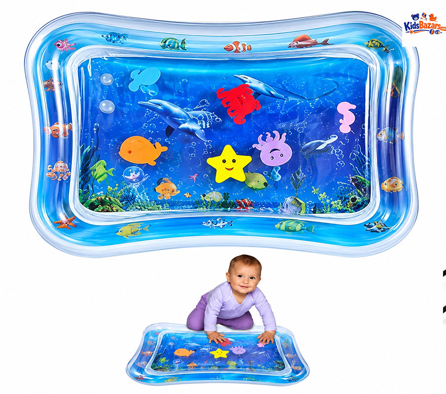 kidsbazars.com Premium Baby Inflatable Water Tummy Time Mat for Infants