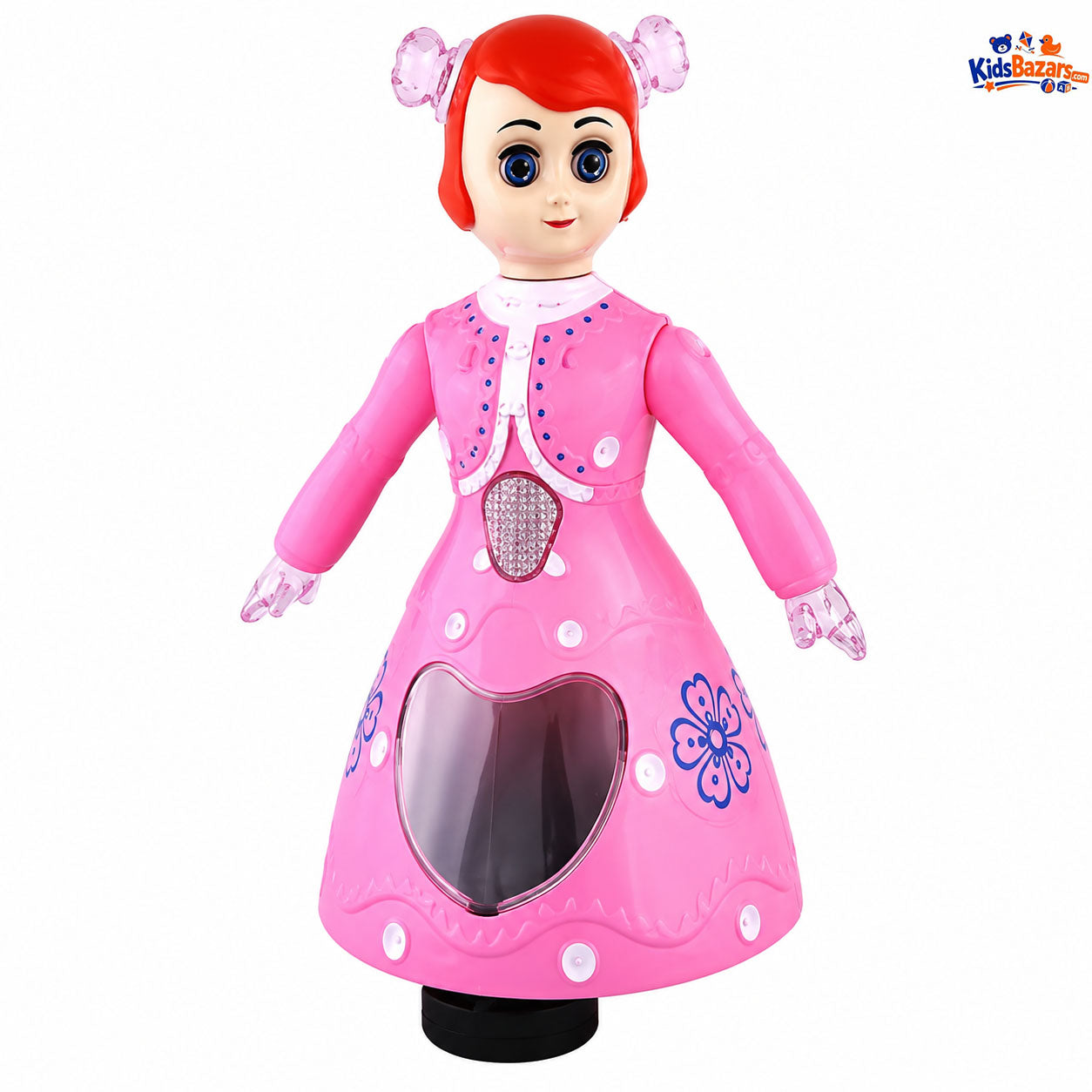 Kids Toys Dolls 3D Light 360 Degree Movement Dance Princess Doll