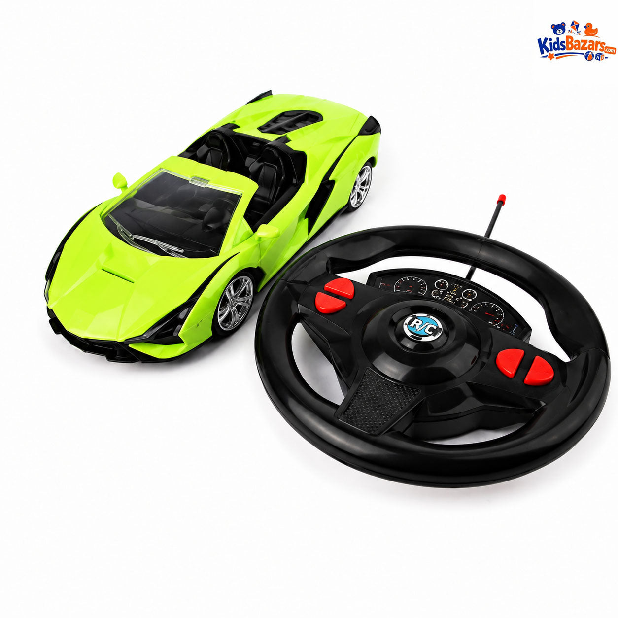 Rechargeable Remote Control Car With Steering wheel, Brake