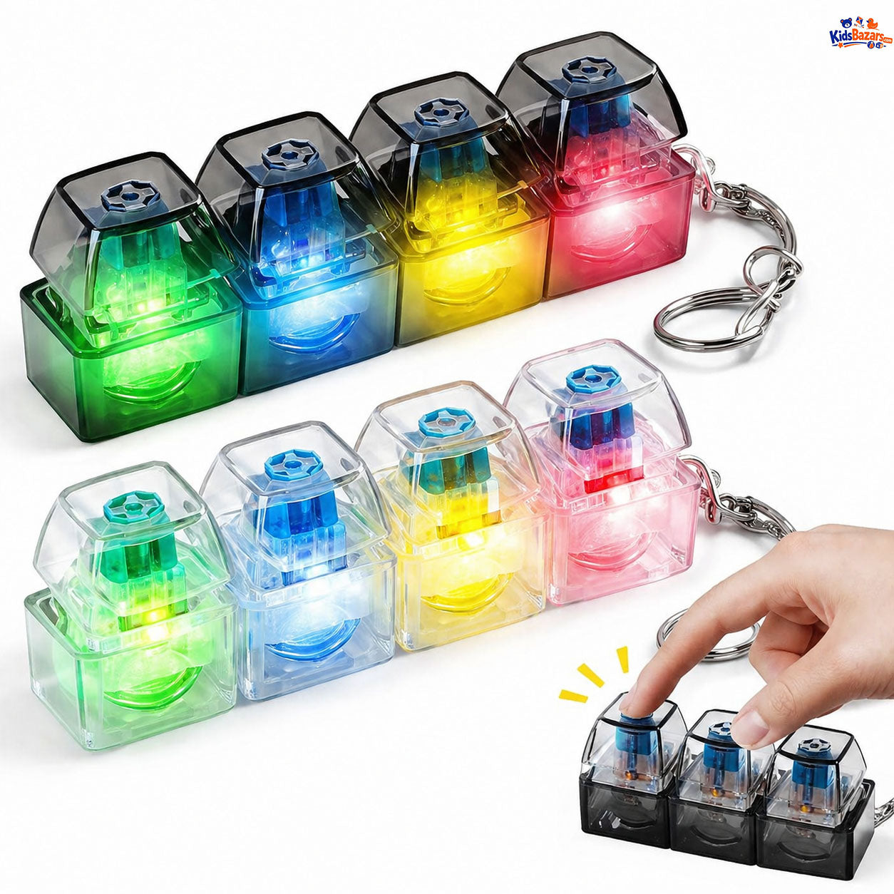 4 Keys Mechanical Keyboard Crystal Clicker