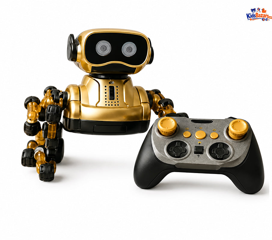 kidsbazars.com RC Stunt Robot Dog Toy – Smart Remote Control Action Toy for Kids