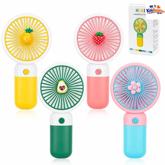 3 Speed Rechargeable Mini Fruit Fan