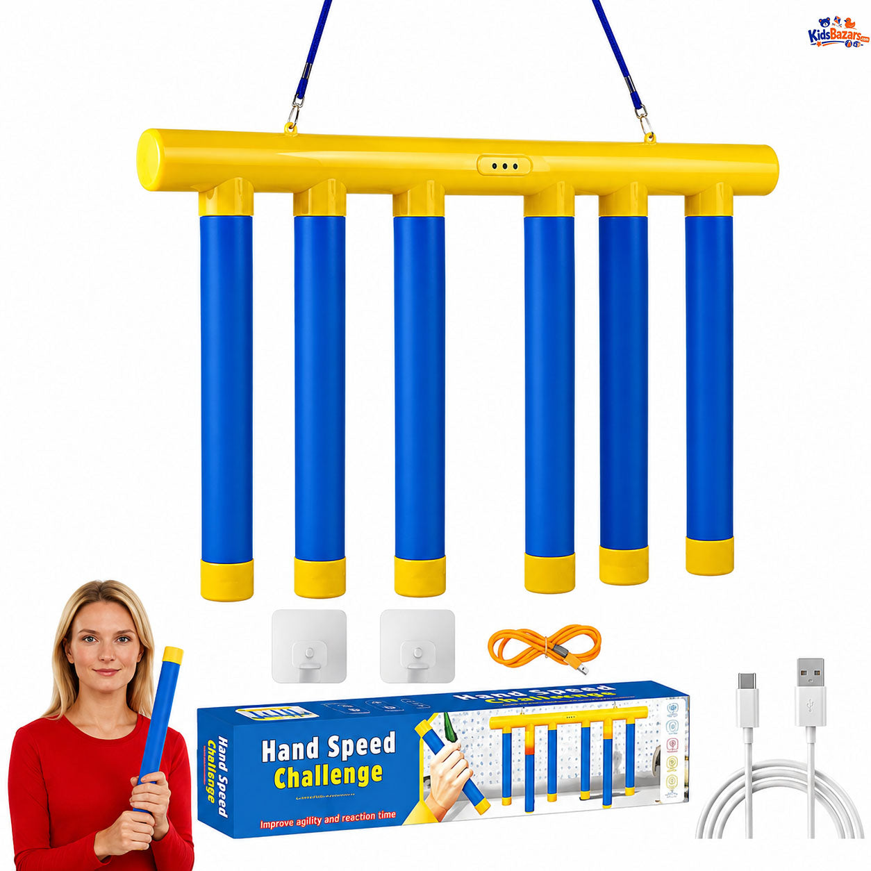Reflex Drop Sticks Challenge Game,