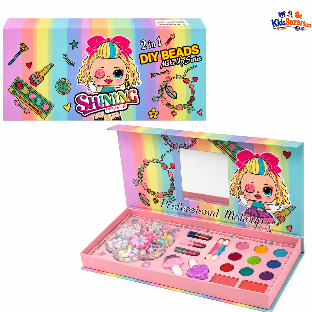 Make Up Series Diy 2in1 Beads | Make Up Toy For Kids