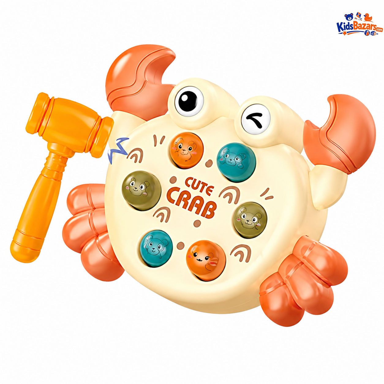 Whack-a-mole Crab Chracter Children's Toy Fidget Game