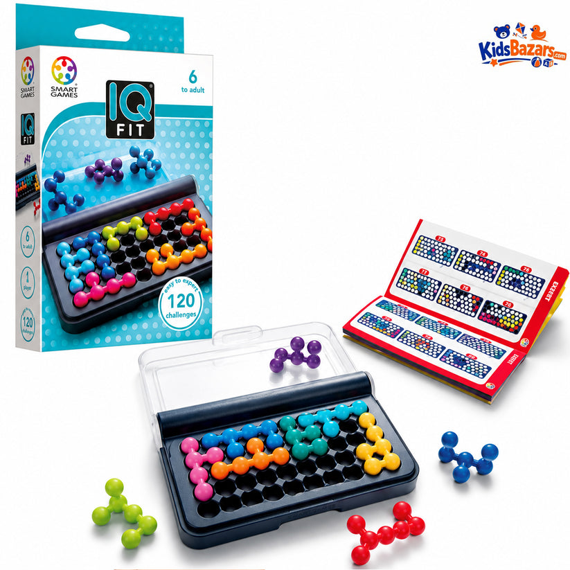 3D IQ Brain Puzzle Game for Kids 120 Challenges (IQ21-3)