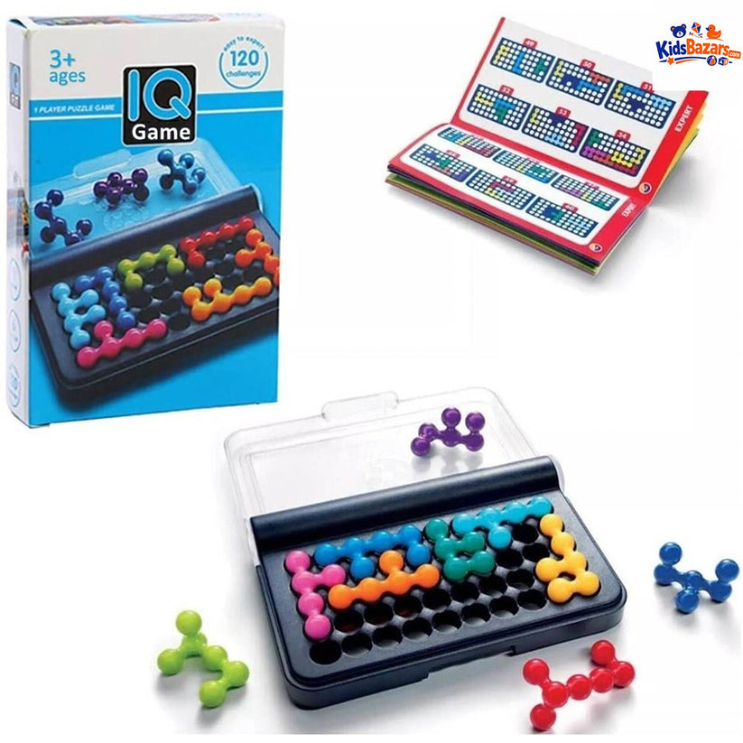 3D IQ Brain Puzzle Game for Kids 120 Challenges (IQ21-3)