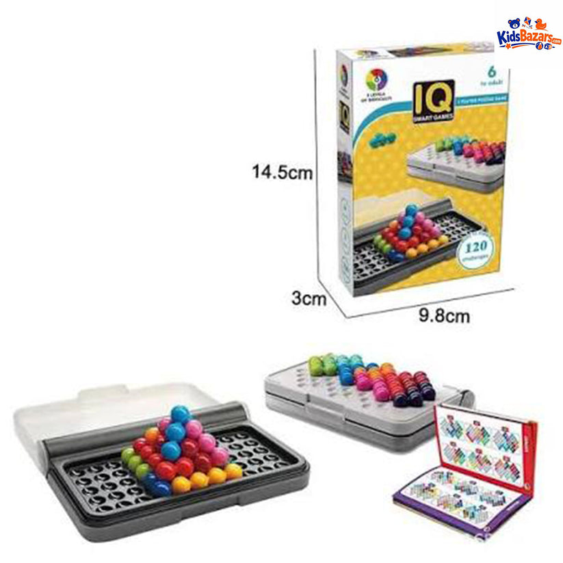 3D IQ Brain Puzzle Game for Kids 120 Challenges (IQ21-3)