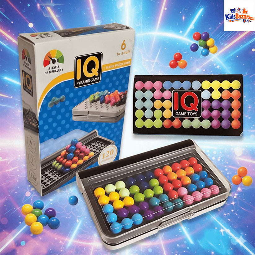 3D IQ Brain Puzzle Game for Kids 120 Challenges (IQ21-3)