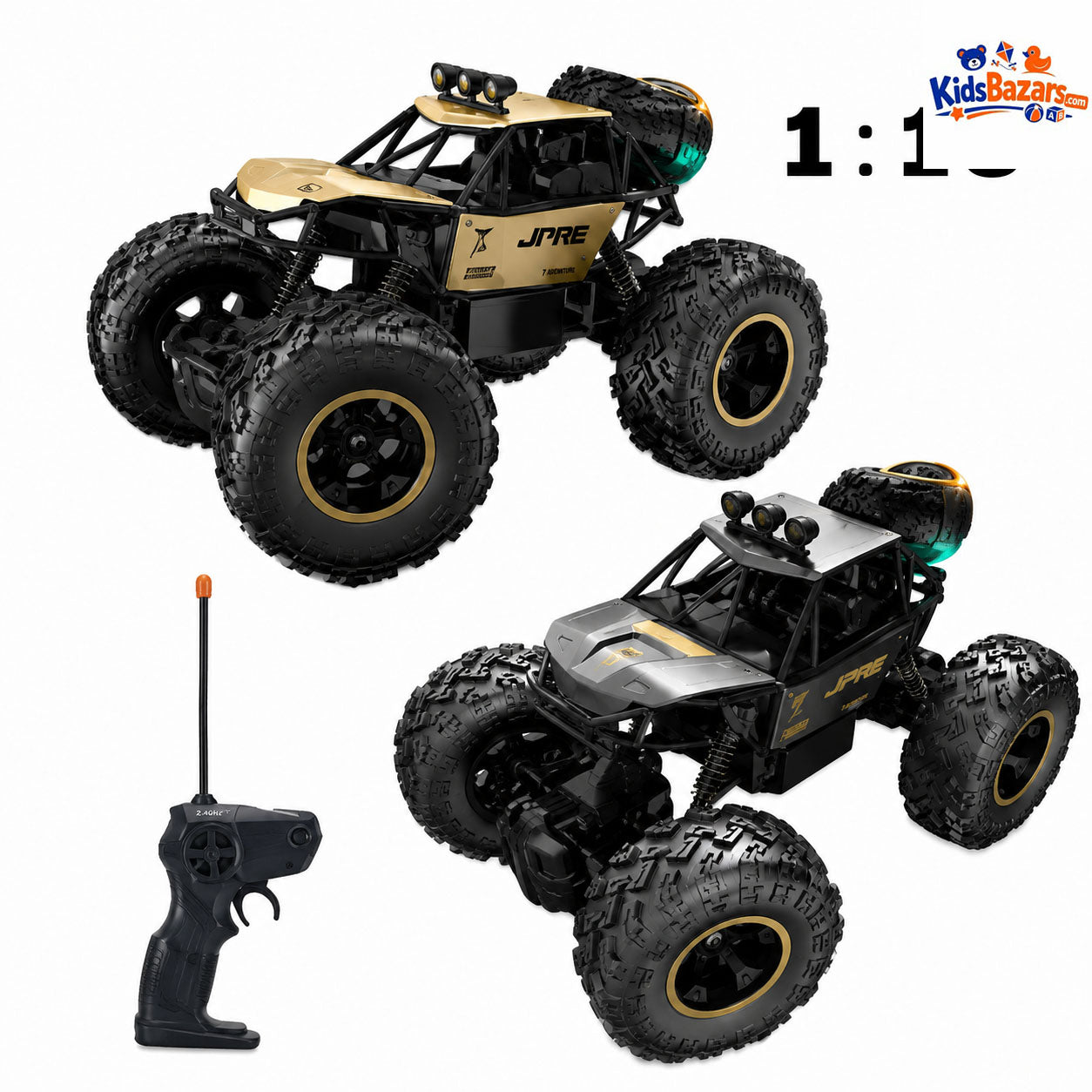 All-Terrain RC Rock Crawler 4x4 – Remote Control Off-Road Adventure Car