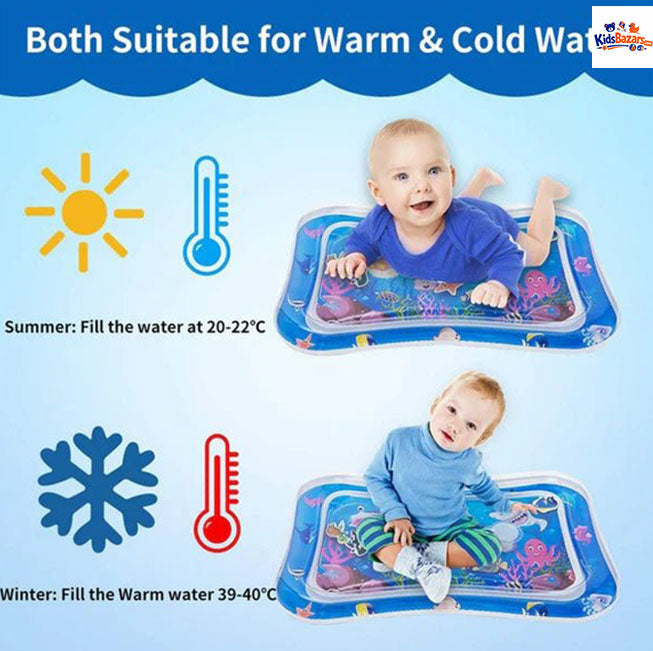 Premium Baby Inflatable Water Tummy Time Mat for Infants