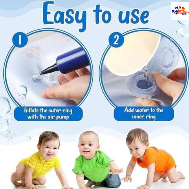Premium Baby Inflatable Water Tummy Time Mat for Infants