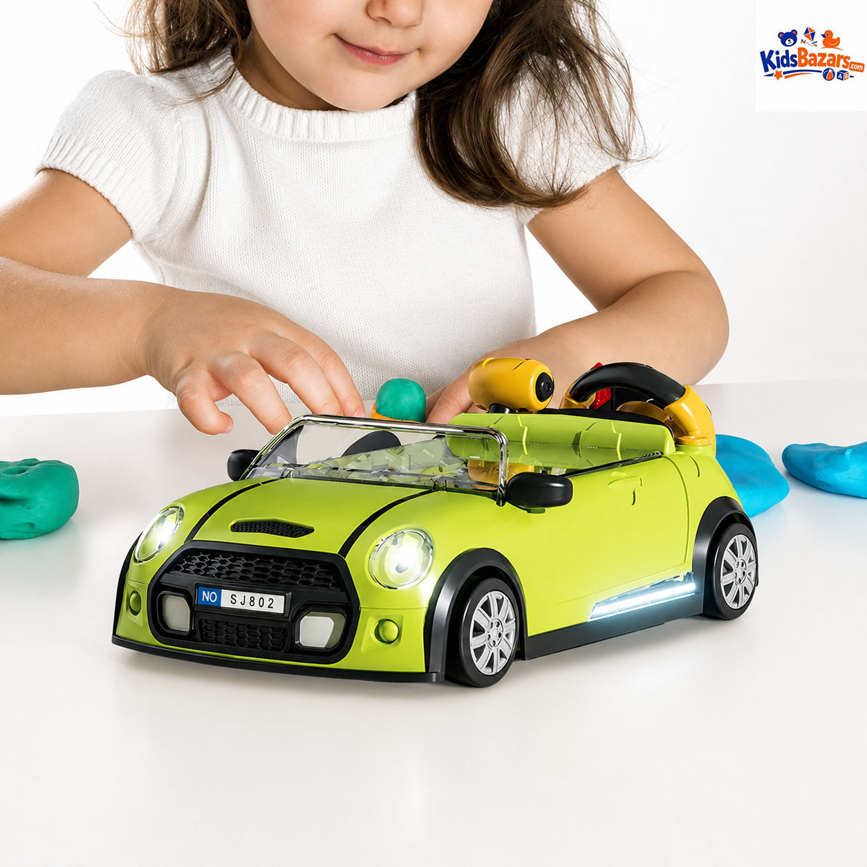 Kids Racing Car Adventure Game or Simulated Driving Toy