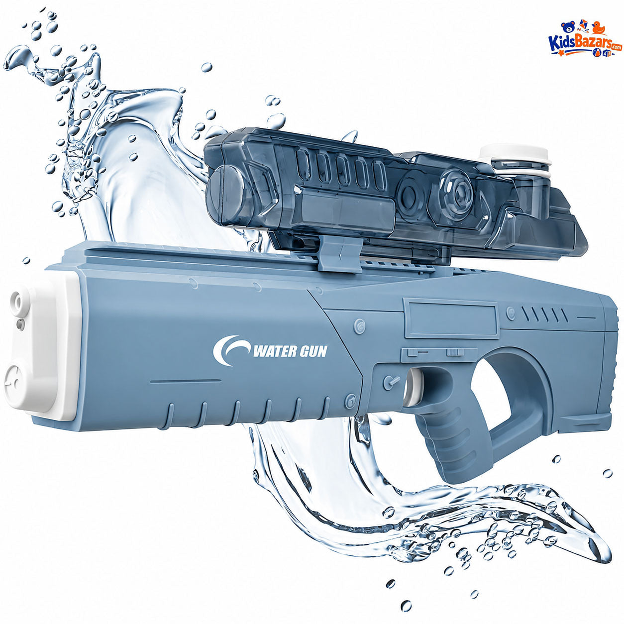 Electric Water Gun for Kids | Automatic Rechargeable Water Blaster Toy with Large Water Tank