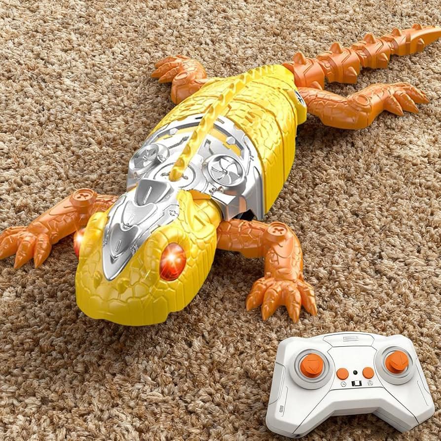 RC Wall Climbing Lizard Toy for Kids – Rechargeable Gecko Toy with Remote Control