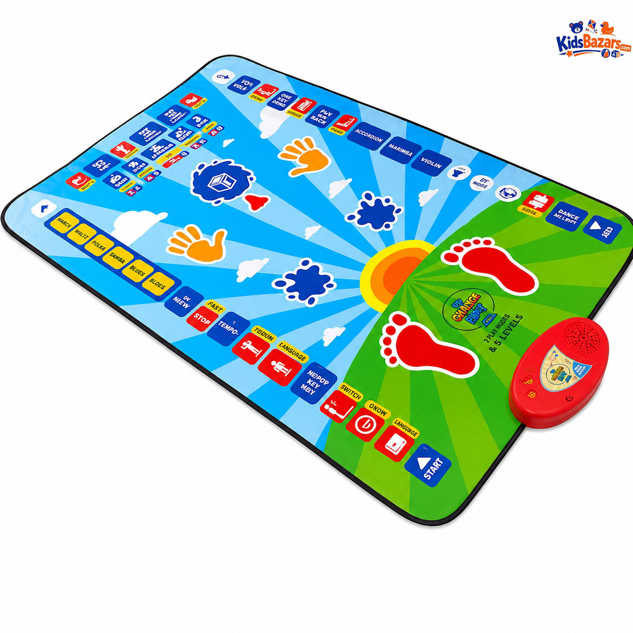 Educational Prayer Mat for Kids – Interactive My Salah Sajadah | Touch & Sound Islamic Learning Prayer Mat with 7 Languages