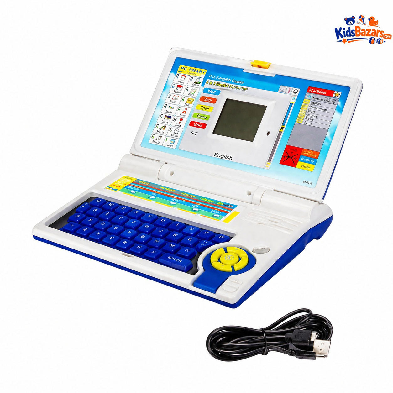 Smart Educational Laptop for Kids | 20+ Activities | Battery Operated Toy for Learning & Fun