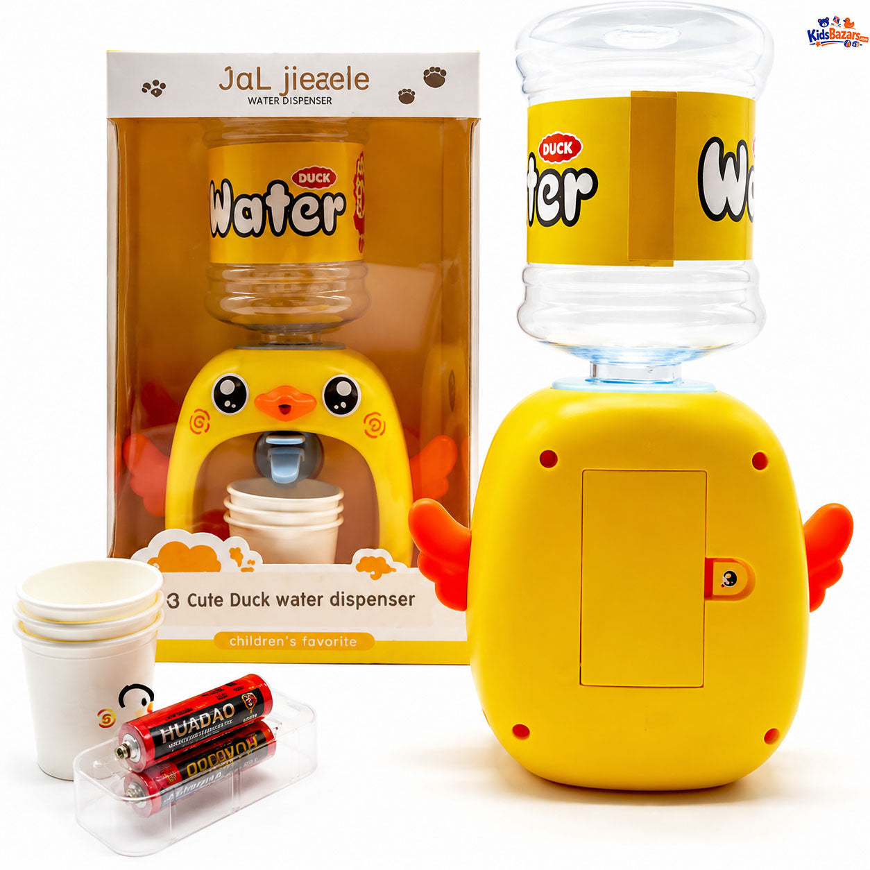 Kids mini Dispenser toy. Penguin and duck style.