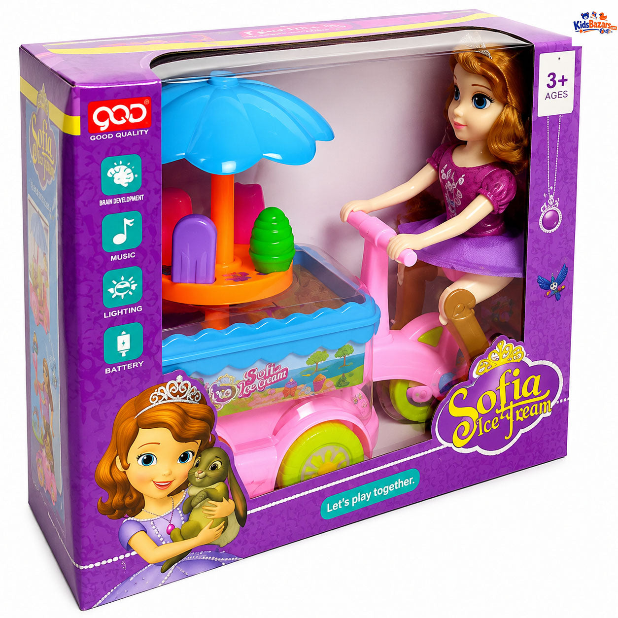 Sofia Doll Ice cream Cart
