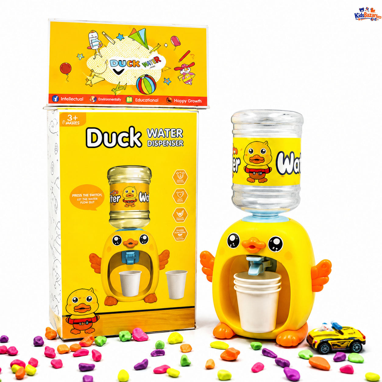 Kids mini Dispenser toy. Penguin and duck style.