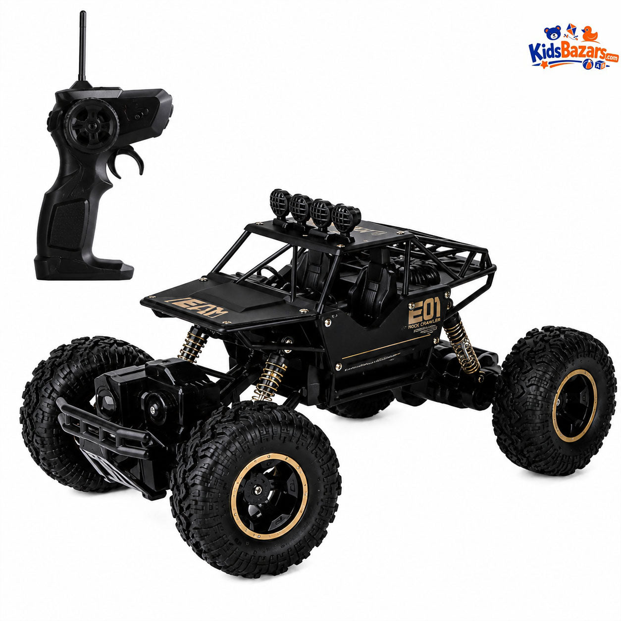 All-Terrain RC Rock Crawler 4x4 – Remote Control Off-Road Adventure Car