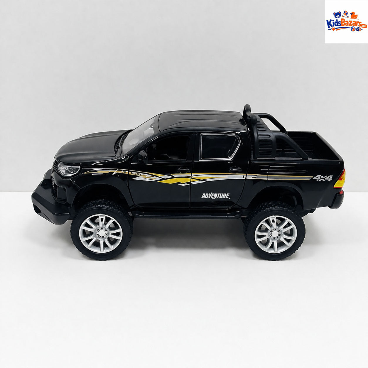 Die-cast Toyota Hilux Revo model car.