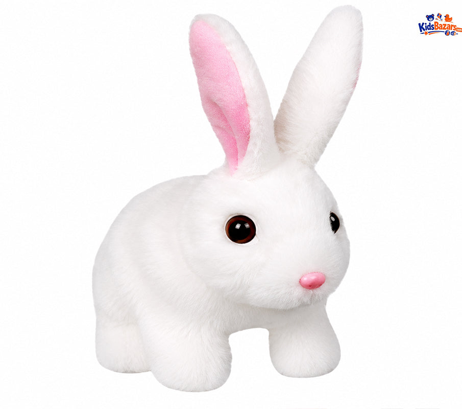 kidsbazars.com Battery Operated Walking Rabbit Toy – Cute Moving Bunny with Sound for Kids
