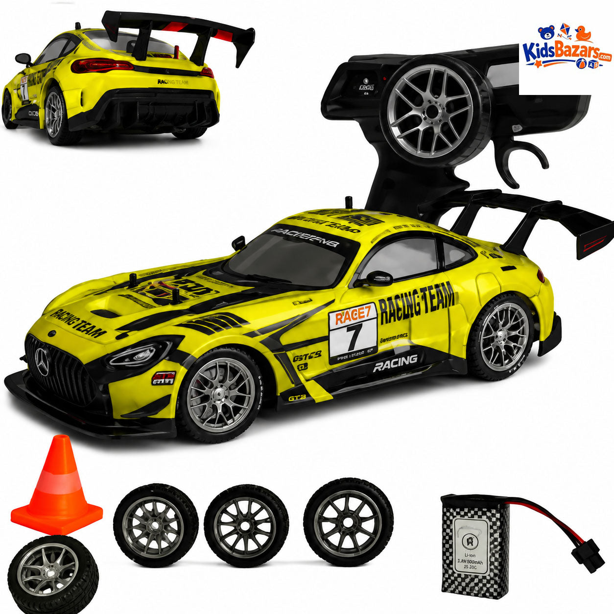 RC Drift Car 4x4 High Speed with Rubber Tires – Powerful Racing Machine
